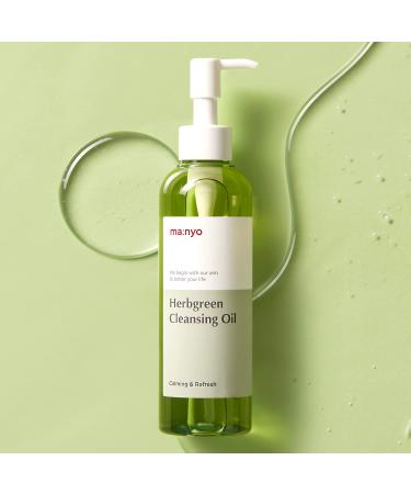 Manyo Factory Herb Green Cleansing Oil 6.7 oz - Natural Makeup Remover for All Skin Types | International Shipping Available - Buy Online on GoSupps.com