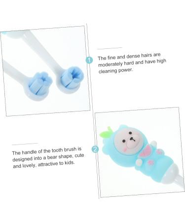 Healvian 8 STK Children's Toothbrush Set - Soft Bristles Animal Design for Babies & Toddlers | Travel Toothbrush with Covers for Kids Dental Care - Buy Online on GoSupps.com