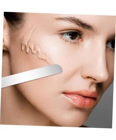 Shop Pink Cosmetic Metal Spatula for Makeup Mixing & Skin Care | Durable Beauty Products Spoon 16x1x0.5cm - Buy Online on GoSupps.com
