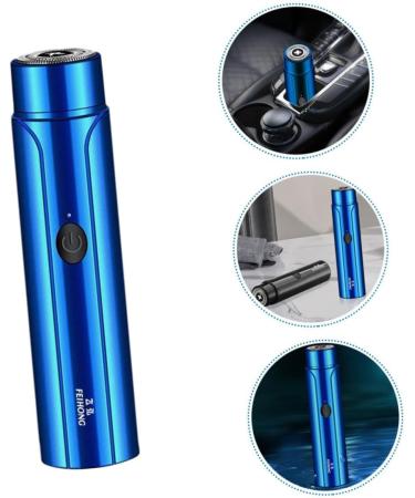 Balacoo Electric Shaver Set - 4 Travel Shavers Rechargeable Compact Design Blue - Perfect for Beard Grooming - Buy Online on GoSupps.com