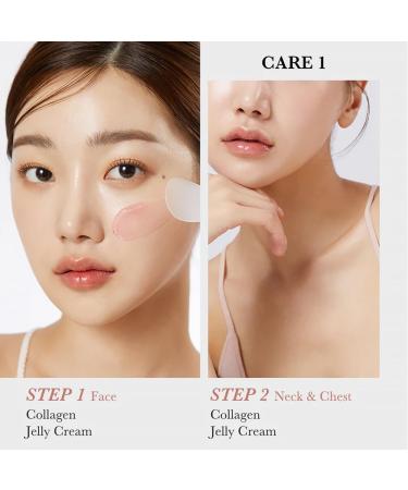 Collagen Jelly Face Cream Collagen Jelly Cream Face Moisturiser with Niacinamide & Hydrolyzed Collagen - Boosts Skin's Barrier Hydration and Glow - Buy Online on GoSupps.com