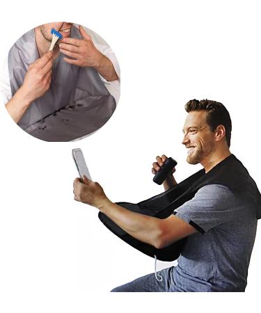 Comemela Beard Bib Apron - Waterproof & Foldable Beard Catcher for Shaving - Perfect Gift for Fathers Day, Birthday or Anniversary - Black - Buy Online on GoSupps.com