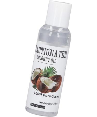 Coconut Oil Moisturizing Coconut Oil Hair Care Coconut Coconut Oil Nourishing Moisturizing Multifunctional Odorless Liquid Coconut Oil for Skin Hair 100ml - Buy Online on GoSupps.com