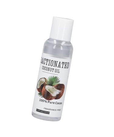 Sonew Liquid Coconut Oil Hair Care Coconut Oil Nourishing Moisturizing Odorless Liquid Coconut Oil for Promotes Healthy Skin Hair 100ml