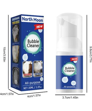 Bubble Cleaner for Kitchen | Powerful Multipurpose Foam Cleaner | 30ML Rinse Cleaning Foam Household Cleaning Supplies for Hoods Pots Grill Stoves Sinks - Buy Online on GoSupps.com