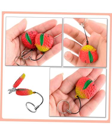 FOMIYES Strawberry Nail Scissors Acrylic Nail Clippers Nail Clippers for Thick Nails Fruit Toenail Clippers Mini Nail Clippers Nail Trimming Tool Manicure Stainless Steel Child - Buy Online on GoSupps.com