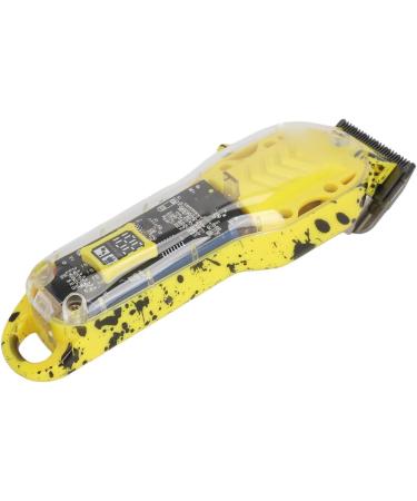 Transparent Electric Hair Clipper - Premium Yellow Hair Trimmer for Salons | International Shipping - Buy Online on GoSupps.com