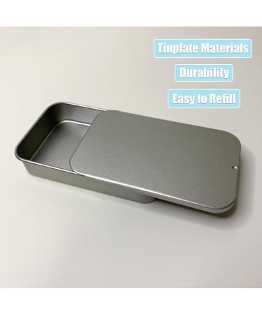 Zatoki Travel Toothpick Etui & Dental Floss Box - Refillable Portable Picker Container (3 pcs Silver 8.9x4.5 cm) for International Shipping - Buy Online on GoSupps.com