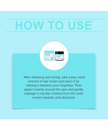 JASUAI Collagen Eye Cream for Men with Hyaluronic Acid and Vitamin E AntiAging Under Eyes Reduces Dark Circles Fine Lines Hydrating Firming Facial Moisturizer with Jojoba Oil 4 - Buy Online on GoSupps.com