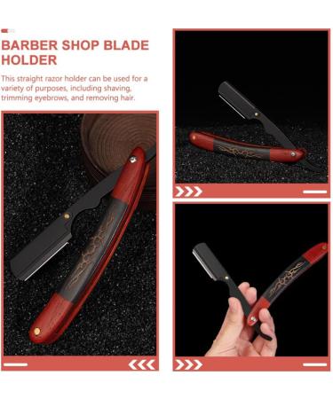 Premium Stainless Steel Men's Razor with Ebony Holder | Minkissy Shaving Accessories - Buy Online on GoSupps.com