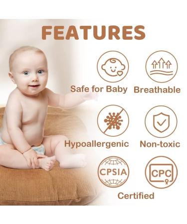 Waterproof Corduroy Baby Lounger Cover - Brown | Mexxi Hypoallergenic Cotton | Durable Soft Spare Cover | Waterproof Cover Only - Buy Online on GoSupps.com