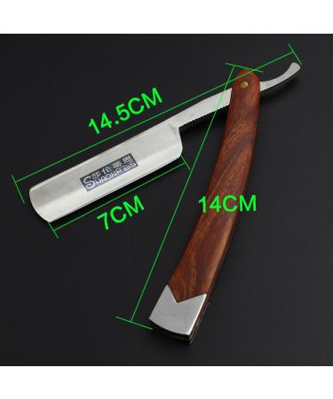 Premium Redwood Handle Razor Set for Beginners & Barbers - Perfect Shave Case Included - Buy Online on GoSupps.com