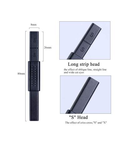 Shogpon 12-in-1 Magnetic Pencil for Cat Eyes Effect | High-Quality Nail Art Tool | DIY 3D Magnetic Gel Polish - Buy Online on GoSupps.com
