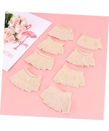 Frcolor 8 Pairs Toe Socks - Cotton Fitness No-Show Socks for Women | Open Toe Liner Socks for Comfort & Style - Buy Online on GoSupps.com