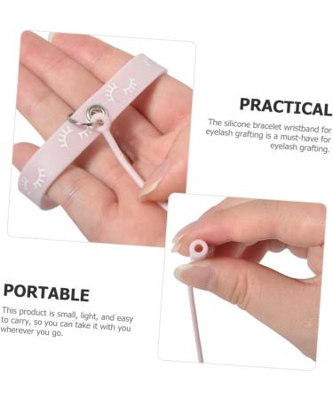 minkissy Tweezers Silicone Bracelet Lash Extension Supplies Silicone Tweezer Holder Lash Applicator Holder Wrist Band Strap Lash Extension Tweezer Parts Eyelash Protector Silica Gel - Buy Online on GoSupps.com