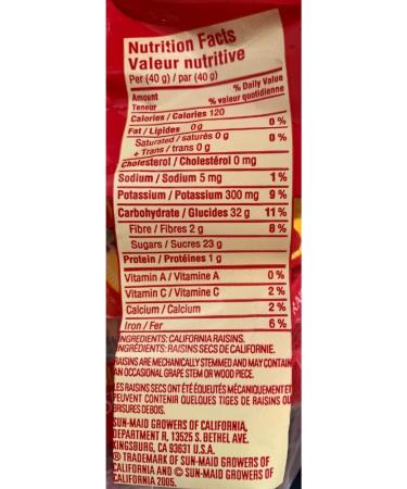 Sun-Maid Mini-Snacks Raisins - 28 x 14g - Buy Online on GoSupps.com