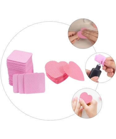 BESTYASH Lingettes de Colle pour Ongles 400 Pi ces Format Compact Coton Non Pelucheux Dissolvant Vernis Femmes Usage Maison et Voyage Forme C ur Rose - Buy Online on GoSupps.com