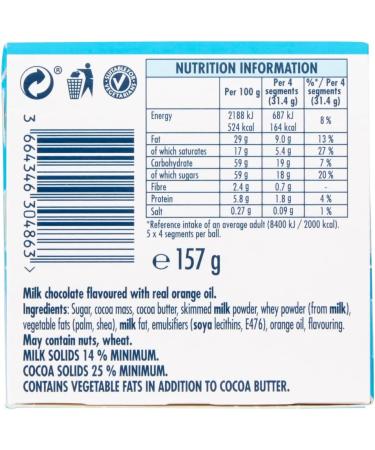 Terry's Chocolate Orange Milk 157g - Buy Online on GoSupps.com