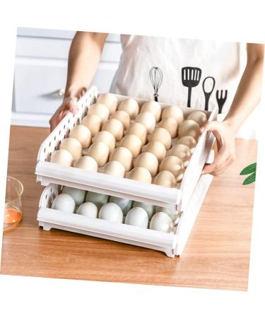 Hemobllo Box 30 Storage Drawers Fridge Refrigerator Eggs Egg Storage Bin Egg Container Egg Rack Food Cage As Shown 33X26.5X14.3cm - Buy Online on GoSupps.com