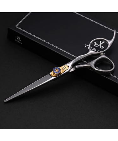 Hairdressing Haircut Kits 6 in Sets Salon Shear Hair Professional Sharp Hair Cutting Thinning Scissors Set Golden Screw - Buy Online on GoSupps.com