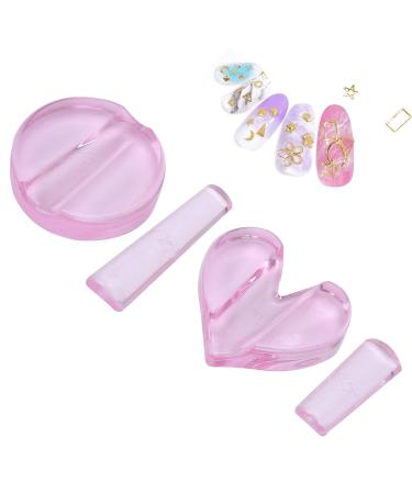 Professional Nail Art Metal Disc Set - 2 Pieces Curved Frame Tools for Perfect Nail Shaping - Buy Online on GoSupps.com