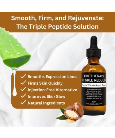 Peptide Face Serum - Deep Moisturizer for Skin Glow & Firmness | Rehydrate & Revitalize Your Skin - Buy Online on GoSupps.com