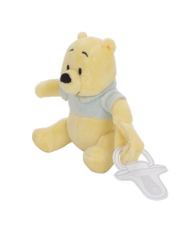 Disney Winnie The Pooh Plush Pacifier Holder - Yellow and Aqua - Buy Online on GoSupps.com