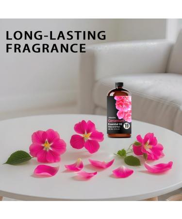 Cherry Blossom Essential Oil 16 Fl Oz and Geranium Essential Oil 16 Fl Oz for Diffuser Humidifier Yoga Cleaning DIY Candle Soap Making Perfume Gift for Essential Oils - Buy Online on GoSupps.com