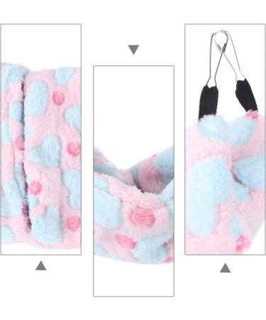 Mipcase 1pc Pet Sleeping Bag Guinea Pig Bedding Hamster Cage Hanging Nest Pet Hanging Bed Squirrel Hook up 36X34CM Blue - Buy Online on GoSupps.com