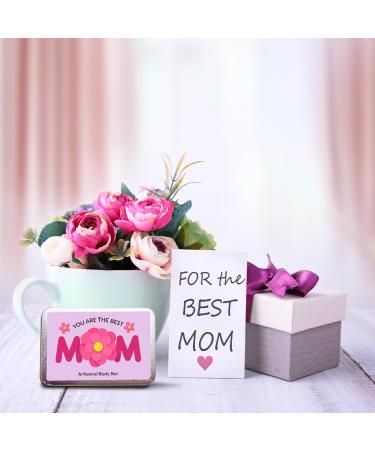 Shop Gears Out Best Mom Soap Bar & Tin Set - Unique Mother's Day Gift Pink Soap for Women Perfect Stocking Stuffer - Buy Online on GoSupps.com