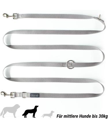 Buy Kuri Pai 3m Dog Leash for Medium Dogs - Comfortable Sustainable Bamboo Design | Gray | 280cm x 2.0cm - Buy Online on GoSupps.com
