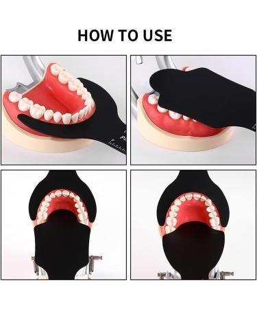 Dental Photography Contrast Board Set 6 Pieces Black Background Palatal Contraster with Scale - Buy Online on GoSupps.com