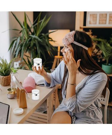 EBKCQ Airless Pump Cream Dispenser 3 Jars with Airless Pump 30ml/30g Refillable Airless Lotion Jar Pump Dispenser Cosmetic Container for Cream Serum Travel - Buy Online on GoSupps.com