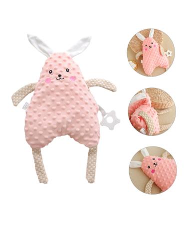 Warmhm Baby Comfort Towel & Plush Toy | Soft Bath Towel for Toddlers & Infants | Newborn Toy & Towel Set - Rosa 30x15 cm - Buy Online on GoSupps.com