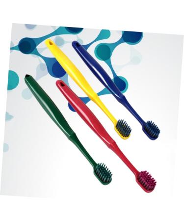 Gleavi Foster Tools: 4-Piece Soft Fur Care Toothbrush Set - Wide Head Household Accessories for Loving Care - Buy Online on GoSupps.com
