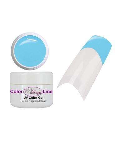 Buy World of Nails Design UV Color Gel - Light Blue 5 ml | International Shipping Available - Buy Online on GoSupps.com