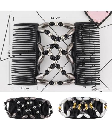 Stylish Kytpyi Hair Combs & Clips for Women - 2 Pack Durable Pearl Hair Accessories for All Hair Types - Buy Online on GoSupps.com