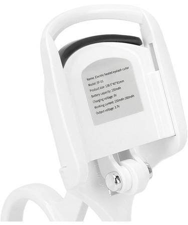 Qukaim Heated Eyelash Curler Heated Eyelash Curler Electric Eye Lash Curler with 3 Gears Type C Rechargeable WhiteUSB Eyelash Curler Intelligence Eyecurl - Buy Online on GoSupps.com