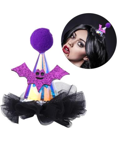 Beavorty 1Pc Halloween Lighted Hair Clips halloween hair barrette hair clips for women lighted Halloween hair clips halloween hair accessory bat hair cone toddler Batsuit plastic clothing - Buy Online on GoSupps.com