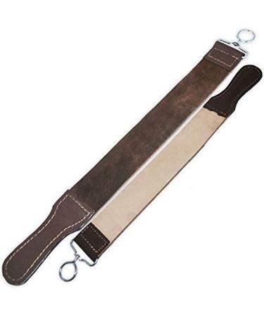 Snake Eye Tactical Straight Razor Strop Leather Sharpening Strap 20 inch Barber Strop (2 Pack)