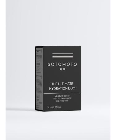 SOTOMOTO Hydration Boost Duo - S rum hydratant et gel pour la peau des hommes - 99 % d'ingr dients naturels
