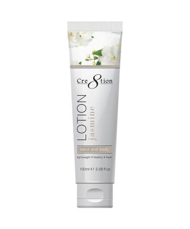 Cre8tion Spa Jasmine Hand & Body Lotion, Luxurious Lightweight Moisturizer for Silky, Smooth Skin, 3.3 Fl Oz