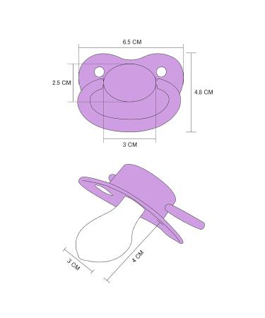 Buy LittleForBig Large Teat Shield Pacifier Gen 1 - Adult Size Light Purple | International Shipping Available - Buy Online on GoSupps.com