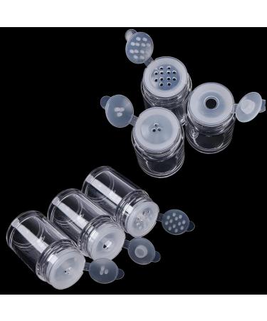 6 Pieces 10ml Mini Refillable Empty Loose Powder Bottles - Travel Cosmetic Containers for Glitter & Eyeshadow - Buy Online on GoSupps.com