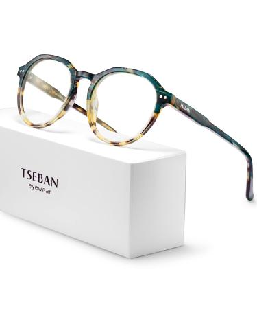 TSEBAN Anti-Blue Light Glasses Women Reading Glasses Without Prescription Digital Eye Protection Glasses