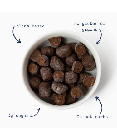 Plant-Based Fudge Brownie Cookie Dough Bites (4 Pack) - Low Sugar, Gluten-Free, Dairy-Free, Healthy Snacks - Buy Online on GoSupps.com