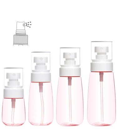 Travel Spray Bottle Set - 4PCS Leak Proof Mini Fine Mist Mister Refillable & Compact - Perfect for International Shipping - Buy Online on GoSupps.com