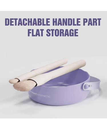 Zhongren Makeup Brush Cleaner 2 in 1 Makeup Brush Cleaning Mat Portable Scrubber Portable Washing Tool Makeup Brush Cleaner and Brush Drying Holder (Skin) - Buy Online on GoSupps.com