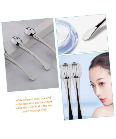 FRCOLOR 2pcs Eye Cream Massage Stick & Applicator - Zinc Alloy Eye Roller for Puffiness & Facial Massage - Buy Online on GoSupps.com