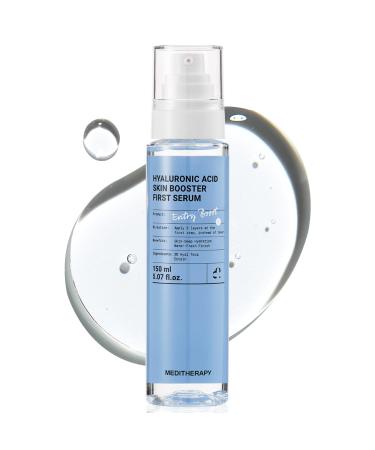 Meditherapy Hyaluronic Acid Serum XXL 150ml (5.07 fl.oz.) Ultra Hydrating 333Serum for Glowing Skin Face Moisturizer Non-Sticky Anti-Aging & Wrinkle Care Korean Skin Care 5.07 Fl Oz (Pack of 1)